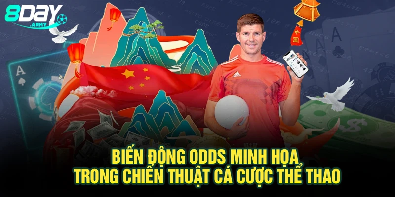 Biến động odds minh họa trong chiến thuật cá cược thể thao