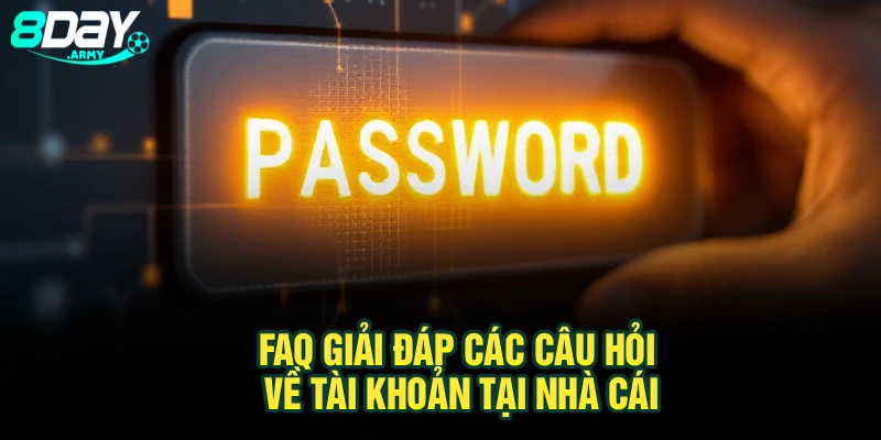 FAQ giải đáp các câu hỏi về tài khoản tại nhà cái